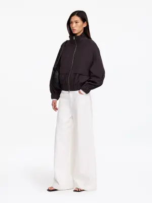 Veste zippée - Marron foncé — photo 2