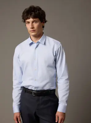 Chemise Jake White/Ciel — photo 3