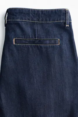 Loose Fit Wide Regular Jeans - Bleu denim foncé — photo 5