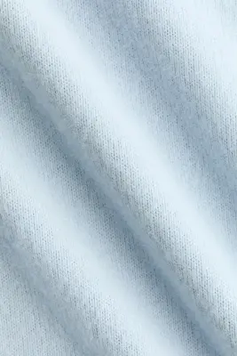 Top en maille avec dentelle - Bleu clair — photo 3