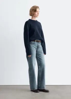Pull en maille - Bleu foncé — photo 5
