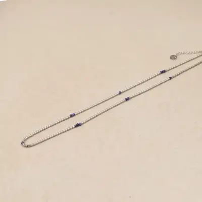 COLLIER GABIN ARGENTÉ — photo 3