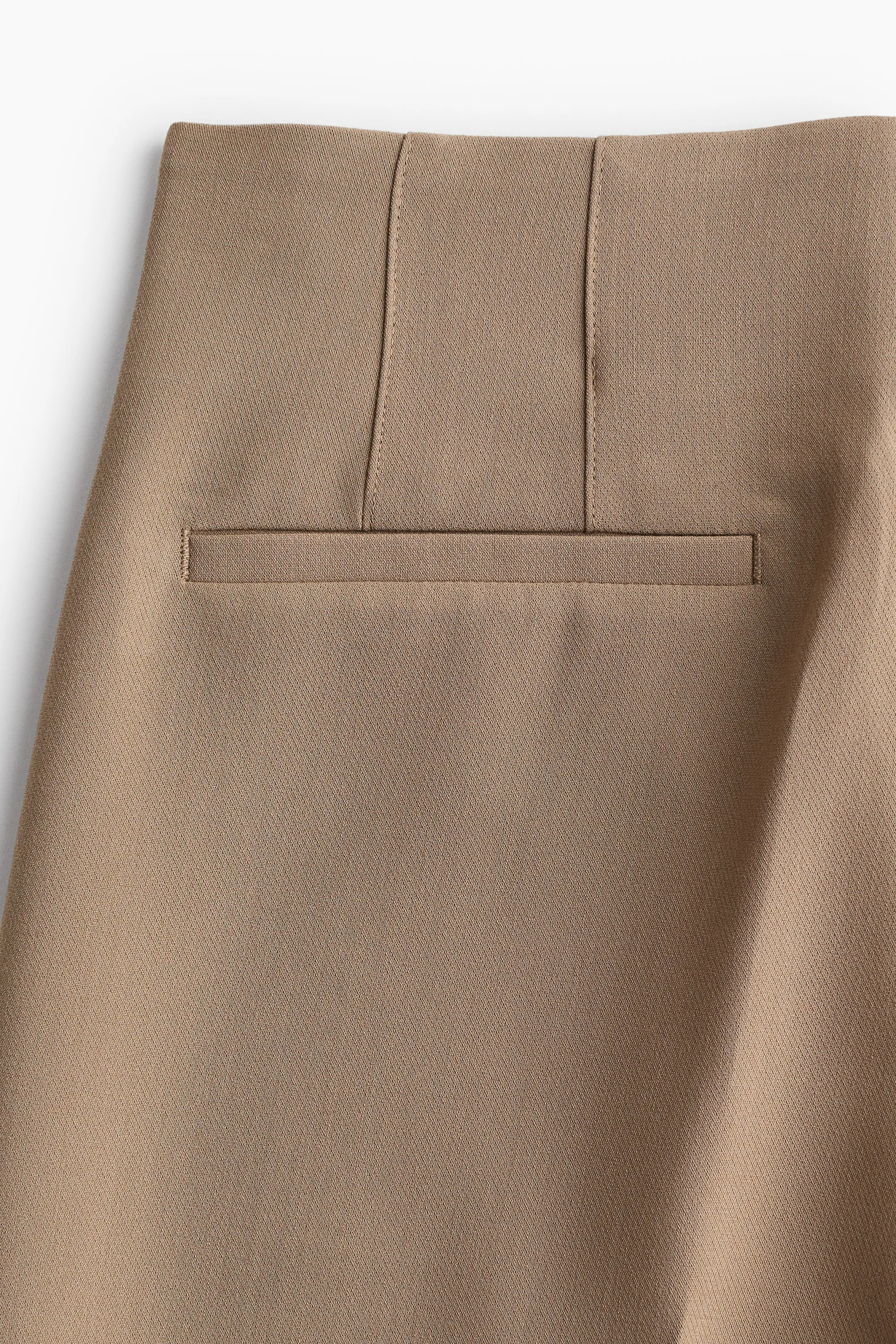 Pantalon cigarette 7/8 - Beige foncé