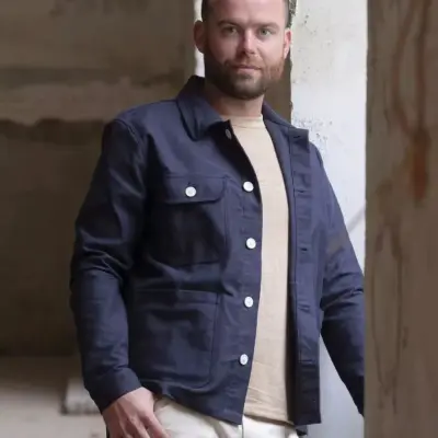 Veste Edouard bleu marine — photo 4