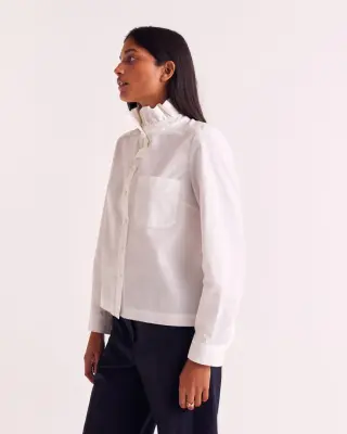 Chemise Cyrielle blanc naturel — photo 4