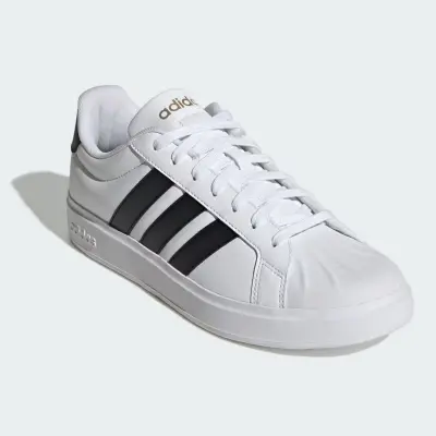 ADIDAS STREETTALK Blanc 3 bandes noir — photo 4