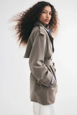 Trench-coat court - Taupe — photo 4