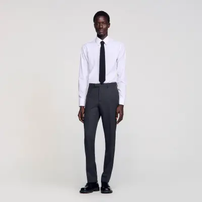 Pantalon de costume en laine