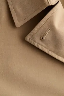 Trench-coat à fermeture croisée - Beige foncé — photo 4