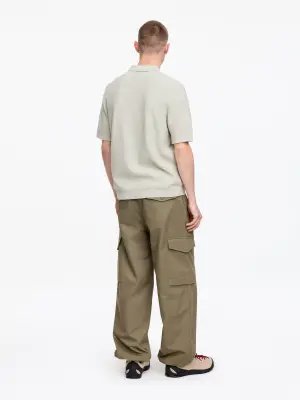 Polo en maille de coton - Vert poudré — photo 1
