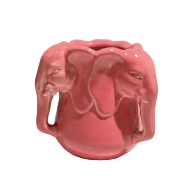 Vase Rose Éléphant — photo 1