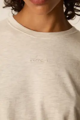 Tee-shirt Jerry Gris Chiné — photo 2