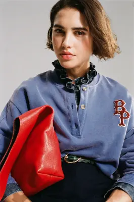 Sweat-shirt Benji bleu lavande — photo 5