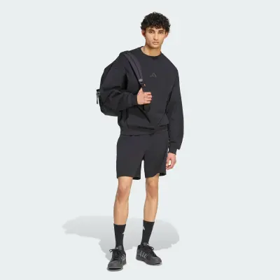 ADIDAS SWEAT COL ROND Noir — photo 4