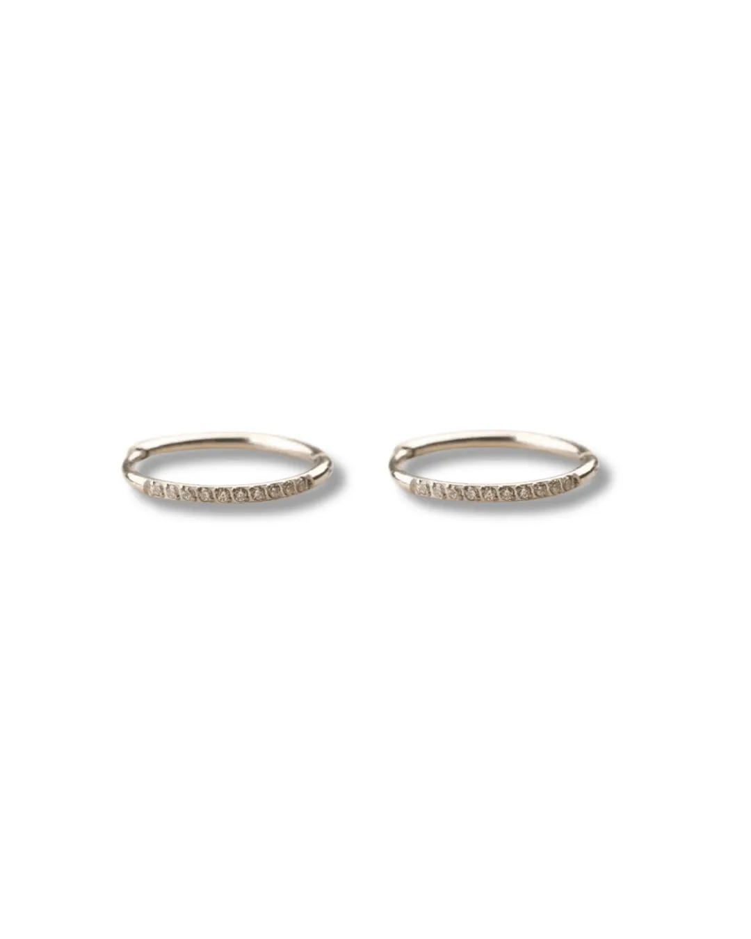 Boucle d'oreilles Opaline Argent - 3 tailles disponibles