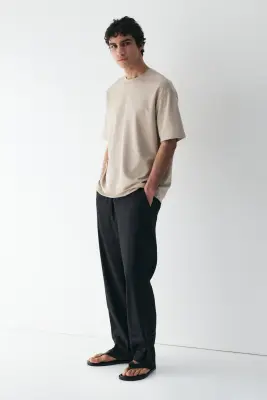 T-shirt Cooling Relaxed Fit - Beige — photo 5