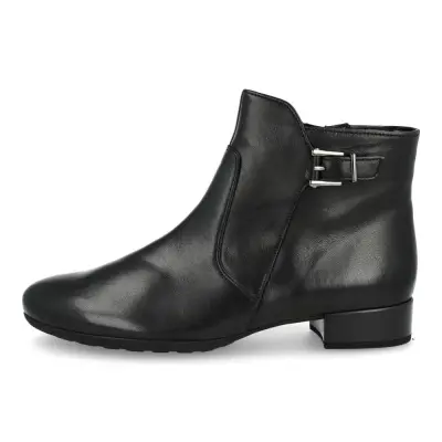 Bottines Gabor 72.711.27 Noires - Cuir Lacets Zip Grande Pointure Femme — photo 2