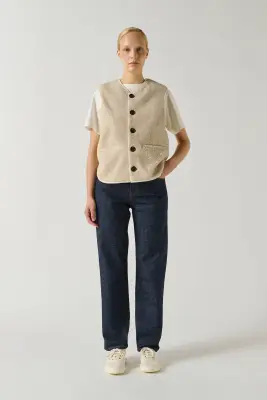 BLOUSON FUSIL ECRU — photo 2