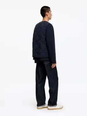 Veste matelassée sans manches - Bleu foncé — photo 2
