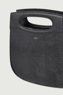 SAC CHERI NOIR LÉZARD — photo 3