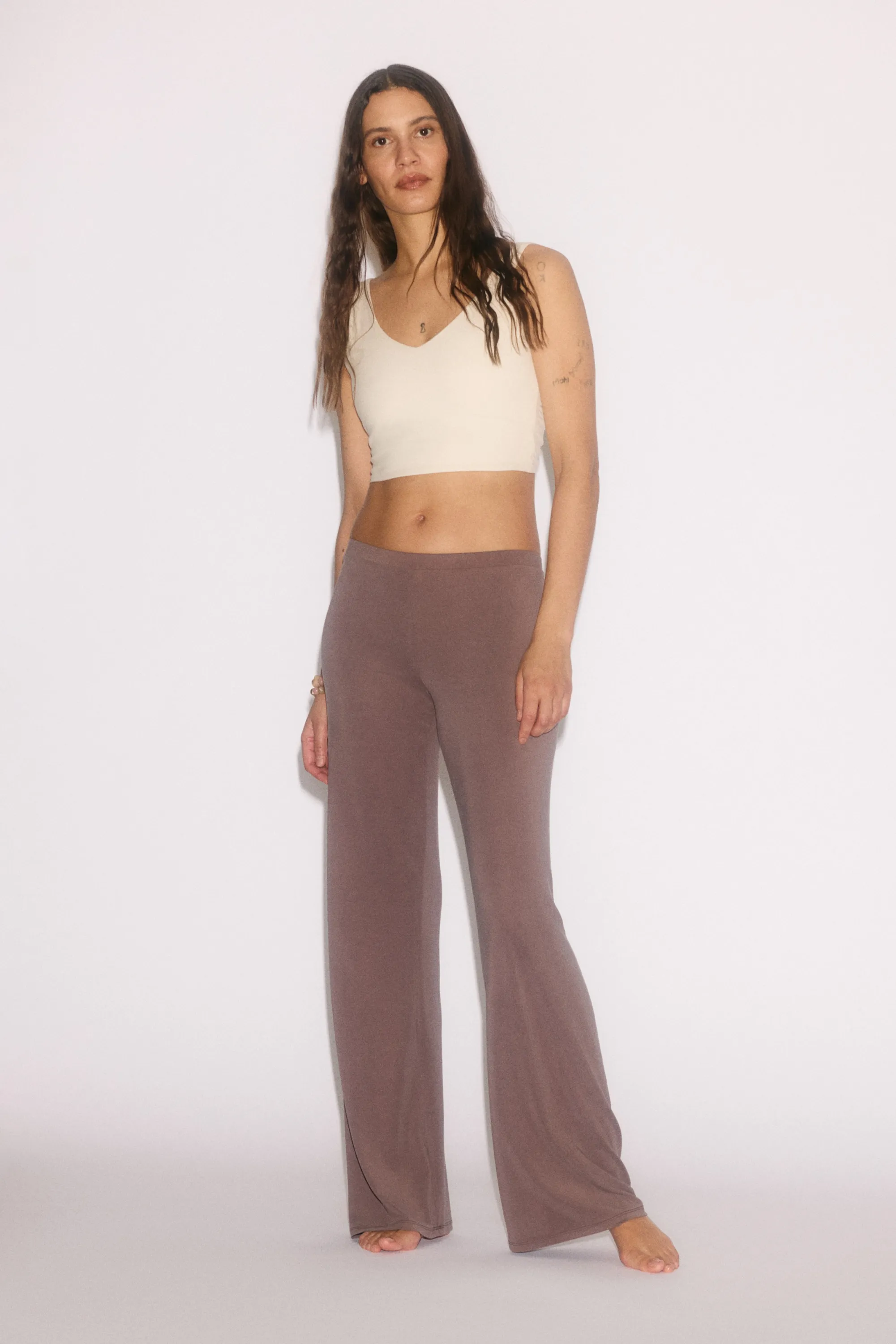 Pantalon de yoga Regular Fit - Truffe clair