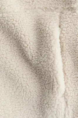 Veste de sport chaude en tissu Teddy bear - Beige clair — photo 4
