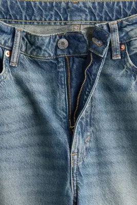 Curvy Fit Baggy High Jeans - Bleu denim clair — photo 1