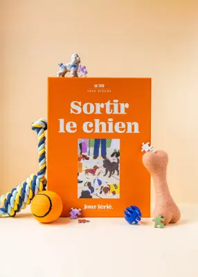 Puzzle 1000 pièces Sortir le chien – Jour Férié — photo 1