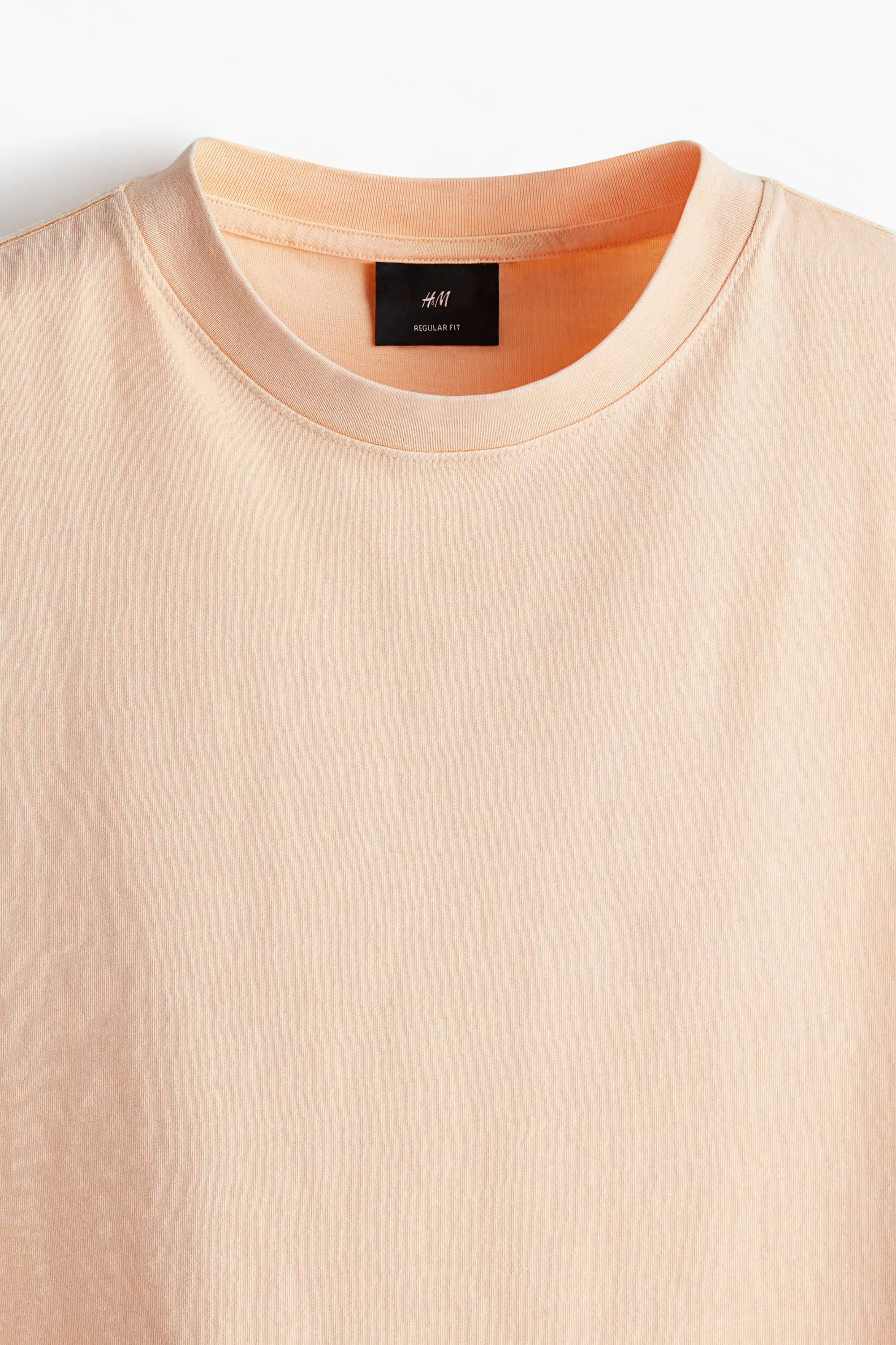 Débardeur délavé Regular Fit - Rose pêche