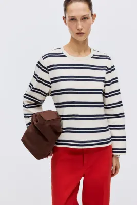 Pantalon en toile - Rouge vif — photo 2