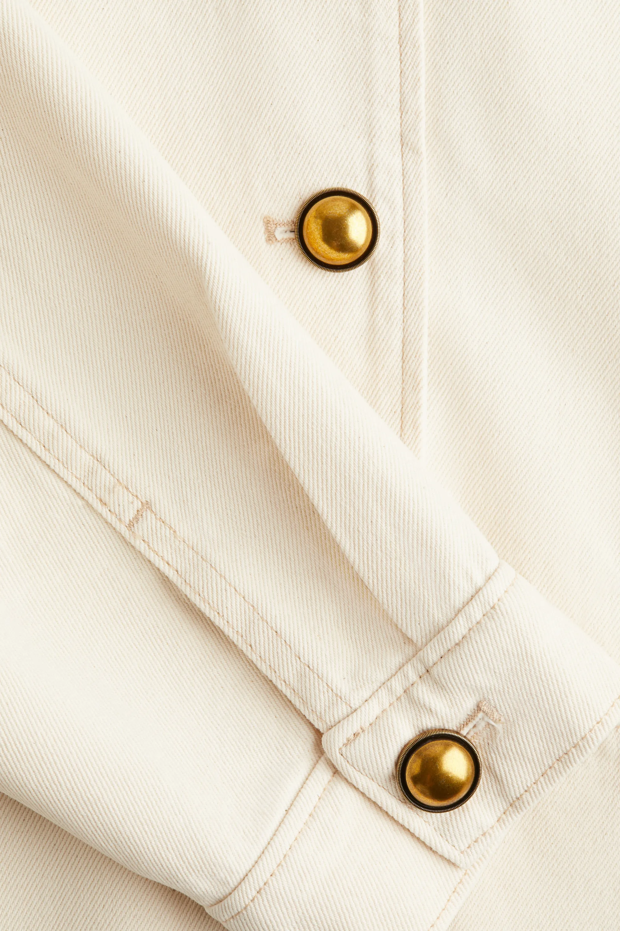 Veste en twill - Crème
