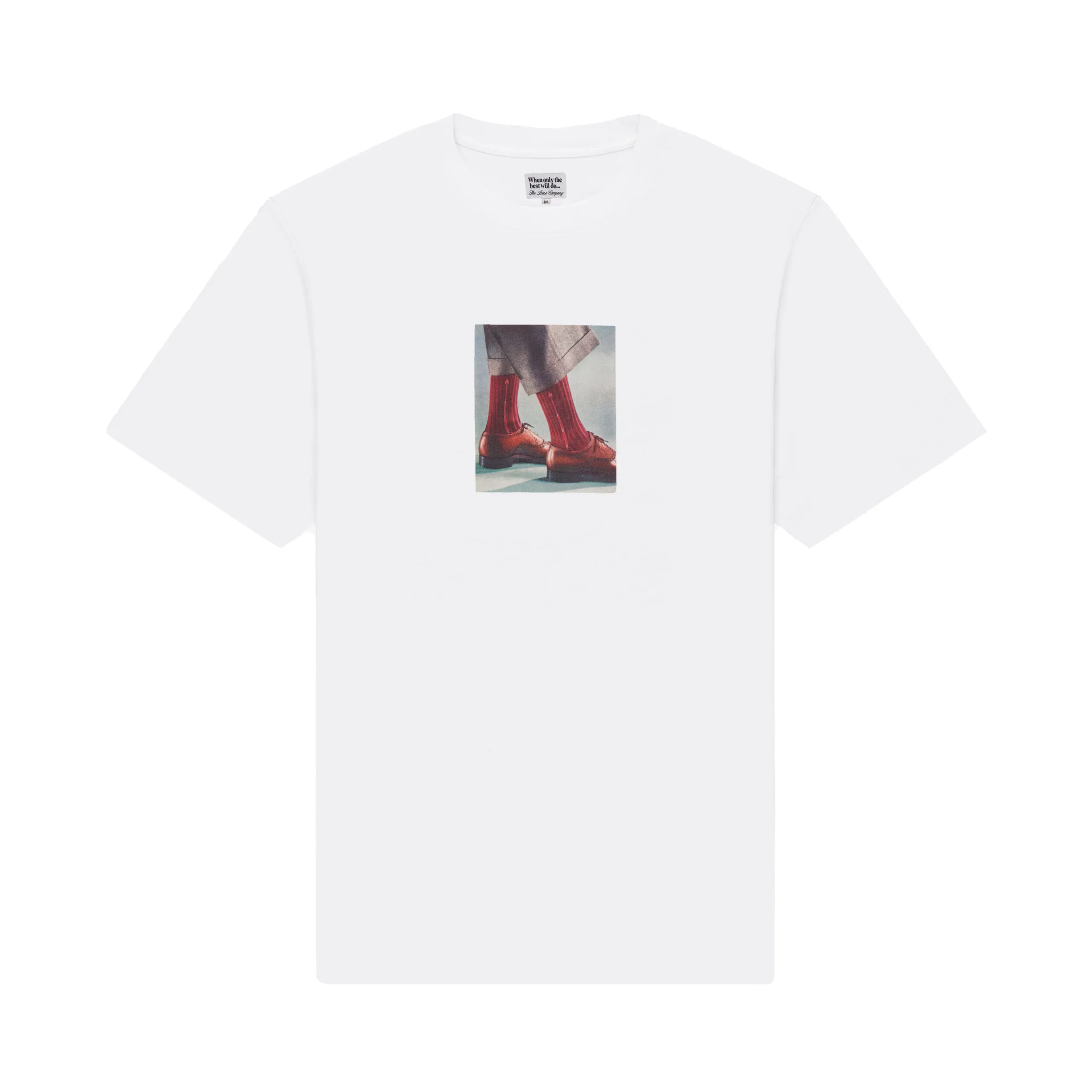 t-shirt the loose co Socks tee – White