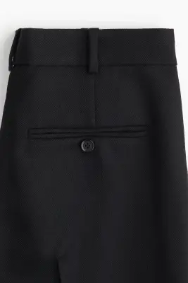 Pantalon de tailleur en laine - Noir — photo 2