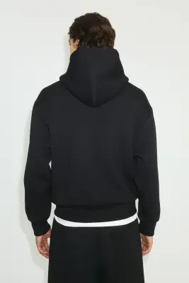 Hoodie de sport Oversized Fit DryMove™ - Noir — photo 3