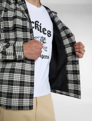 Veste/Chemise à capuche Dickies en flanelle Laughlin – noir — photo 3