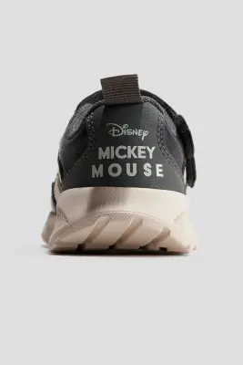 Sneakers color block - Vert kaki/Mickey — photo 2