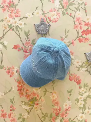 Nouveau ! MOTHER Casquette Hats Off Denim Baby Blue — photo 2