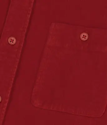 Faguo – Chemise Onca Rouge Foncé — photo 4