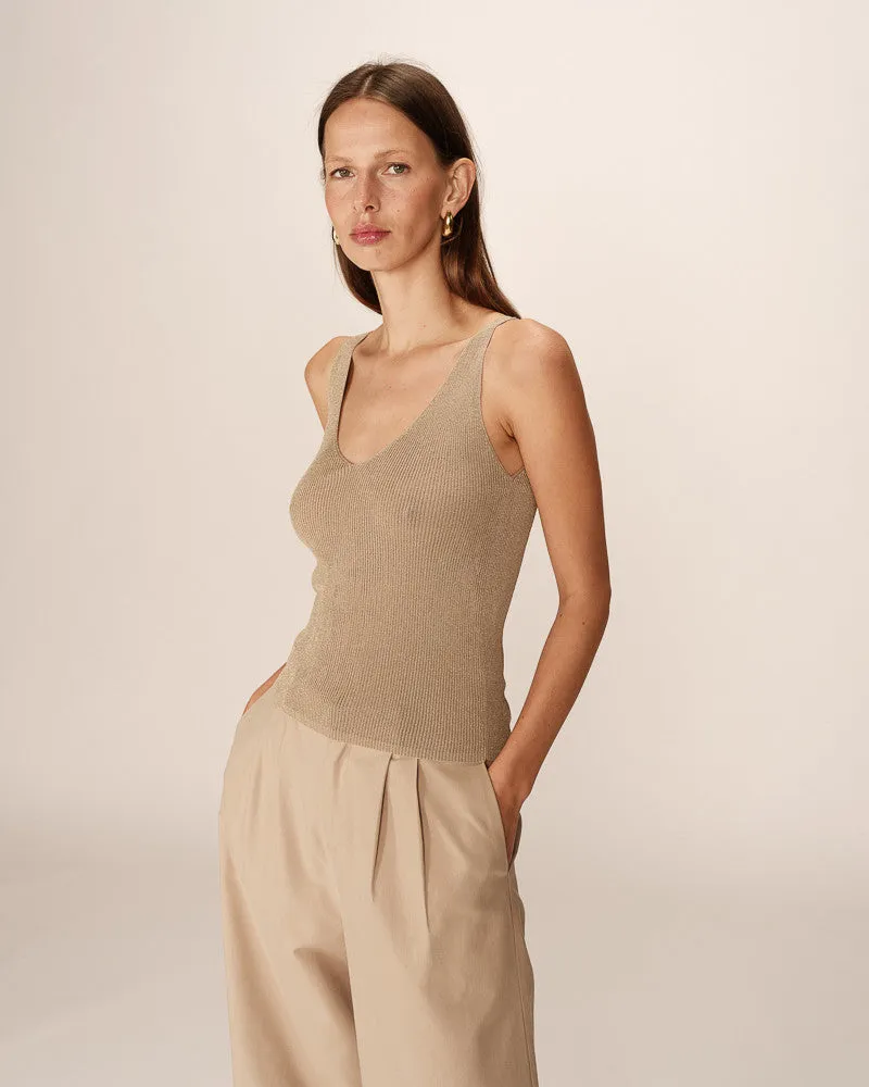 Top Paillette – Grace & Mila - Or