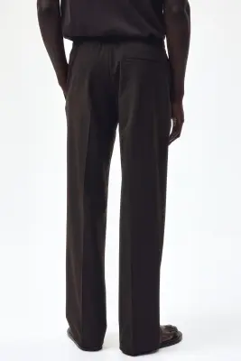 Pantalon Loose Fit - Marron foncé — photo 3