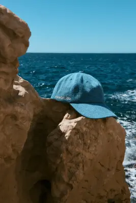 Casquette Colette denim clair Rive Droite — photo 4