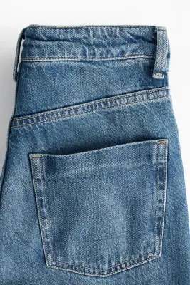 Wide High Jeans - Bleu denim — photo 4