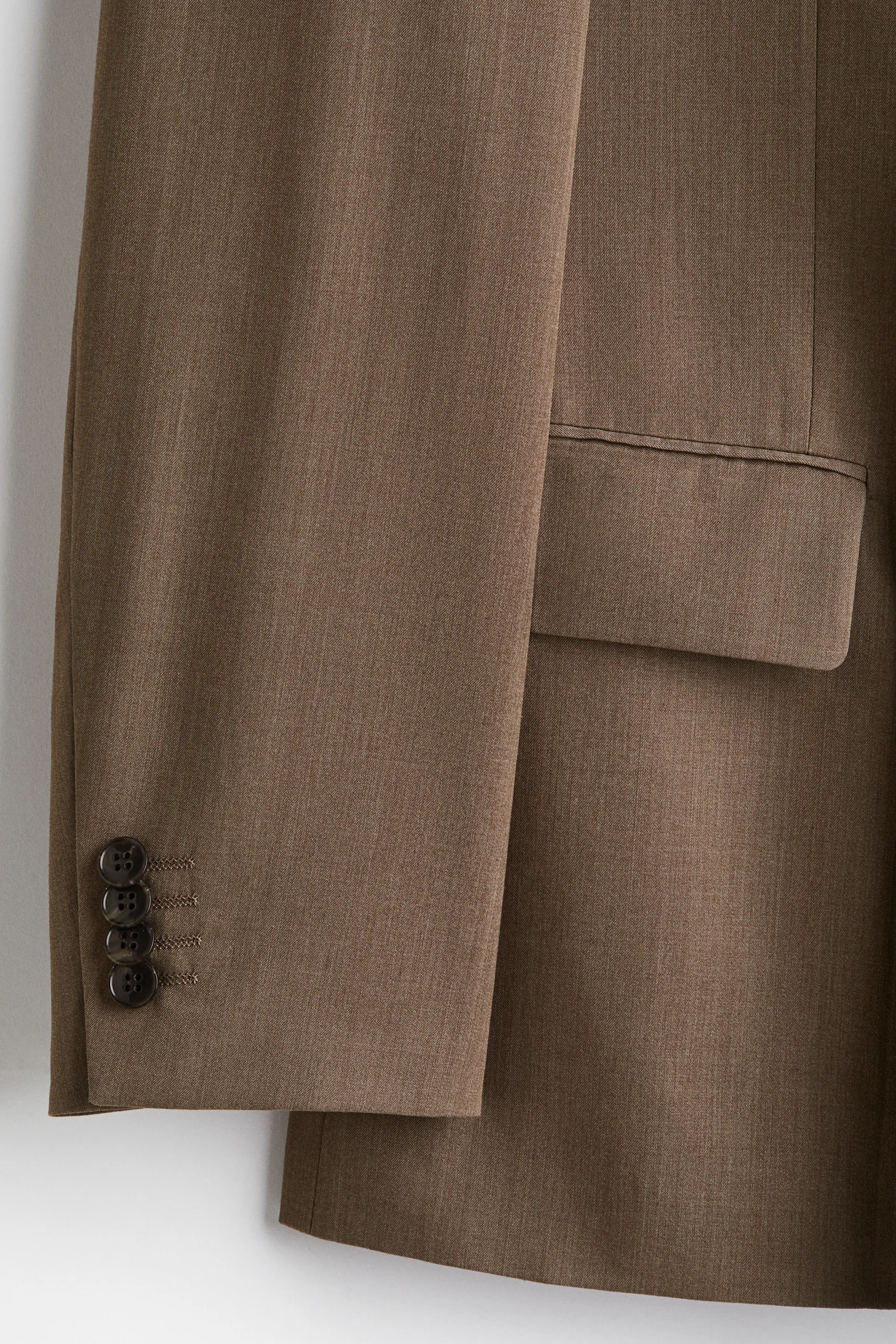 Veste Regular Fit à fermeture croisée - Beige