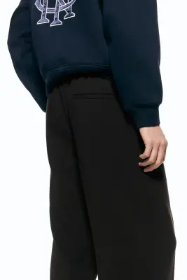 Pantalon Relaxed Fit - Marron foncé — photo 2