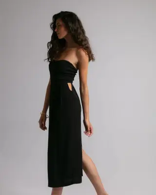 Robe longue Balou noir – Karma Koma — photo 3