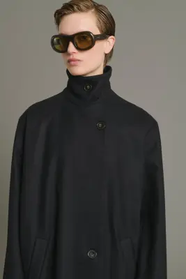 MANTEAU GERMAIN NOIR — photo 3