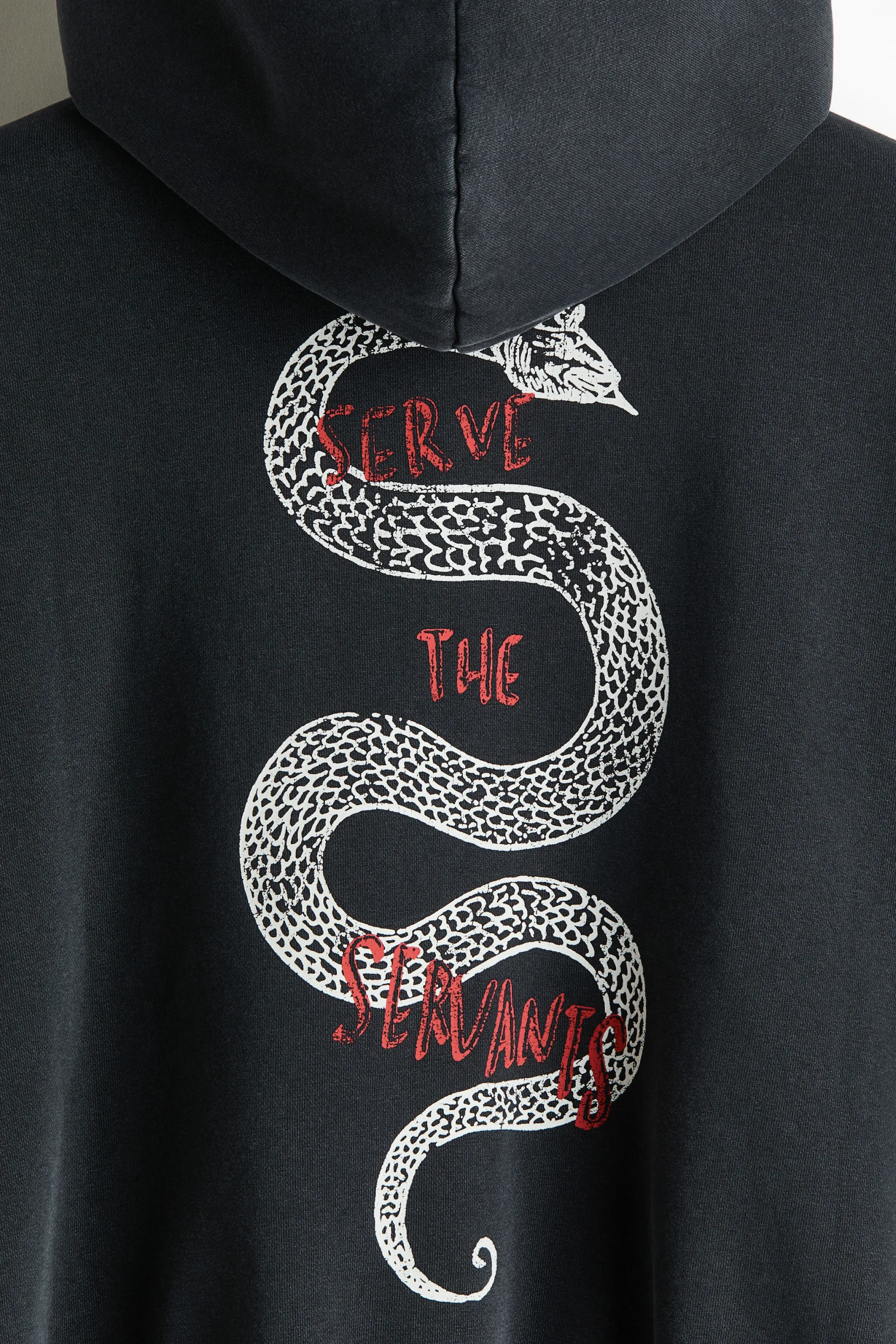 Hoodie imprimé Oversized Fit - Noir/Nirvana