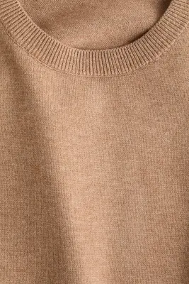 Pull à manches bouffantes - Beige foncé — photo 4