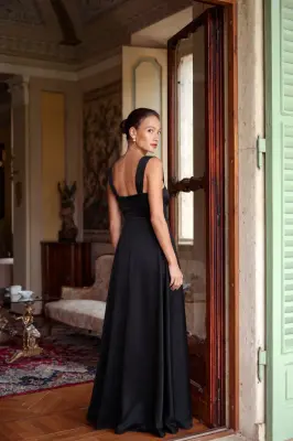 Suzanne Maxi Dress - Black — photo 2