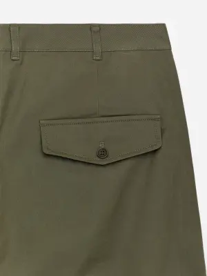 Pantalon cargo ample - Vert kaki — photo 3